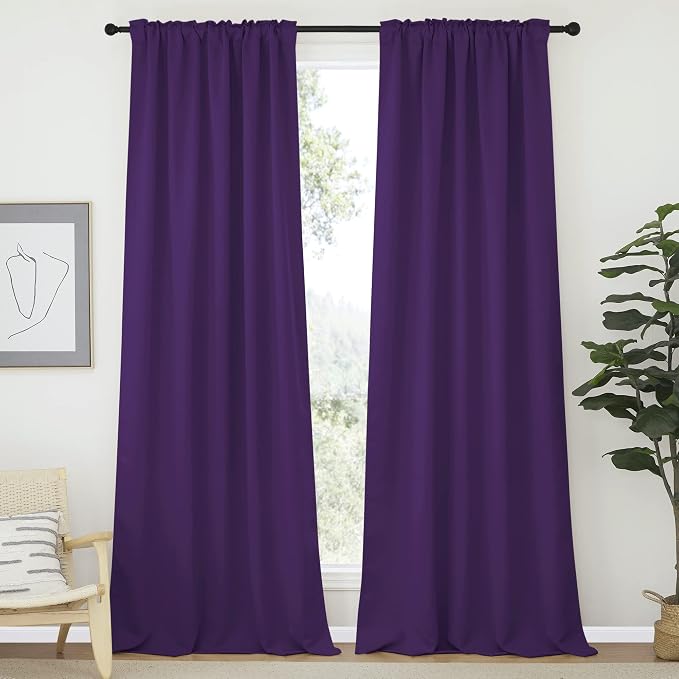 NICETOWN Bedroom Blackout Draperies - Image 2