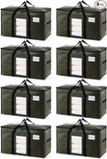 TAILI 8 Pack Green Extra Large Moving Bags, Storage Bag by TAILI