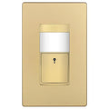 TOPGREENER Motion Sensor Light Switch, Occupancy & Vacancy Motion Sensor Switch, 𝐎𝐩𝐞𝐫𝐚𝐛𝐥𝐞 𝐖𝐢𝐭𝐡𝐨𝐮𝐭 𝐆𝐫𝐨𝐮𝐧𝐝 𝐖𝐢𝐫𝐞, No Neutral Wire, Single Pole, TDOS5-HL-GD, Gold