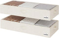 StorageWorks 7 Inch Low Profile Under Bed Storage Containers by StorageWorks