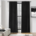 99 Percent Blackout Curtains Draperies by DONREN