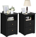 Yaheetech Tall Nightstands Set of 2 by Unknown
