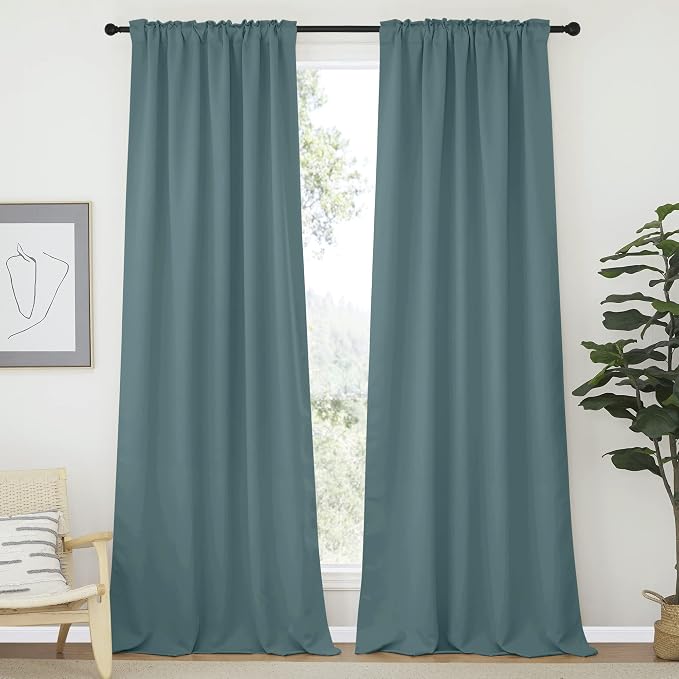 NICETOWN Bedroom Blackout Curtain Panels - Image 2