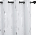 NICETOWN Greyish White Room Darkening Curtain Panels by NICETOWN