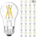 Sunco 24 Pack A15 Light Bulb LED, Edison Style Bulb, Dimmable Vintage Filament Lighting, 800 LM, 7W (60W Equivalent), 2700K Soft White, E26 Medium Base, Wet Rated UL