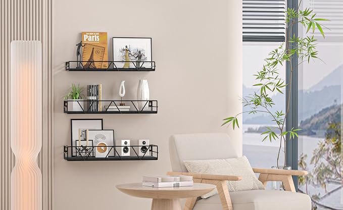 Floating Shelves Set of 3, Wood Wall Shelf, Farmhouse Shelf - Image 5