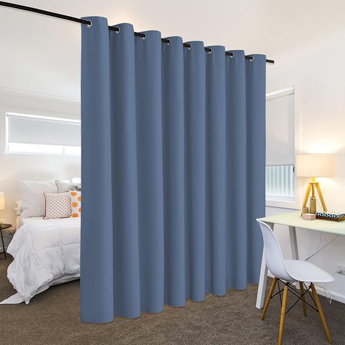 RYB HOME Privacy Room Divider Curtains Blackout Partitions - Image 4