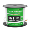Syston 18/7 Thermostat Doorbell HVAC Heating Control Cable Wire, 100% Solid Copper Conductors CL3R/FT4/CMR Riser-Rated UL/ETL Listed, UV Resistant RoHS for Indoor/Outdoor Low Voltage Applications Use