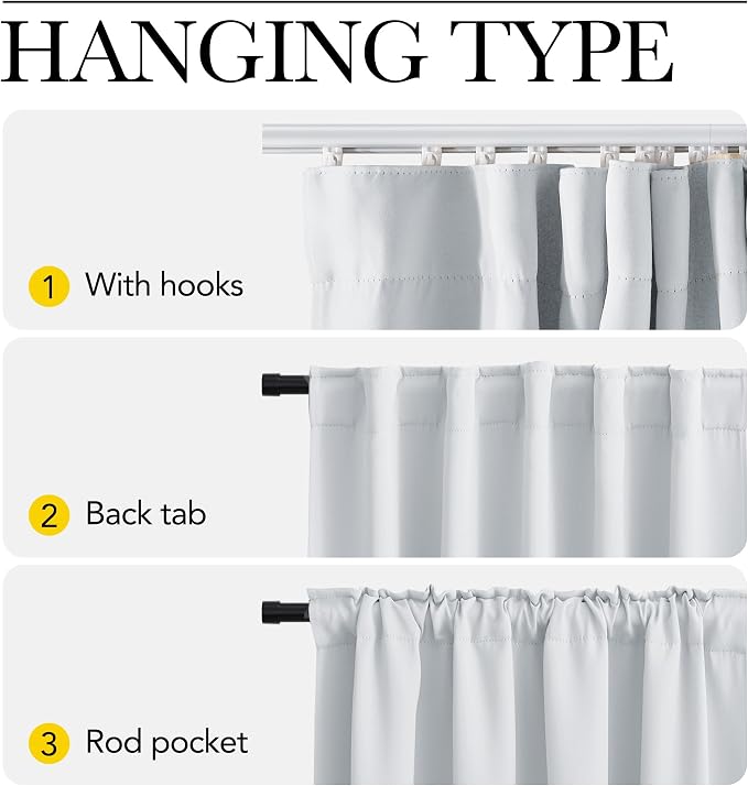 NICETOWN Room Divider Curtain Set - Image 3