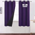 Purple Thermal Blackout Curtains/40 x 72 Inch/Set of 2 Panels Room Darkening by Lemomo