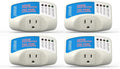 BSEED Voltage Protector, Single Outlet Surge Protector for Valuable Home Appliance Multi-Function Plug with Protection Wall Mount Power Suppressor for TV/PC/Refrigerator, 15A,125V, 1875W, 4 Pack