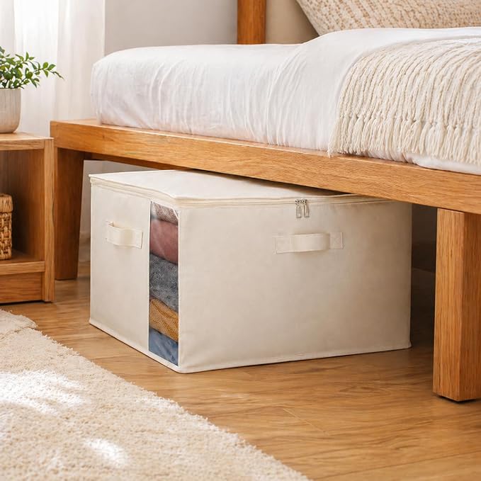 6 Pack Canvas Comforter Storage Bags - Image 8