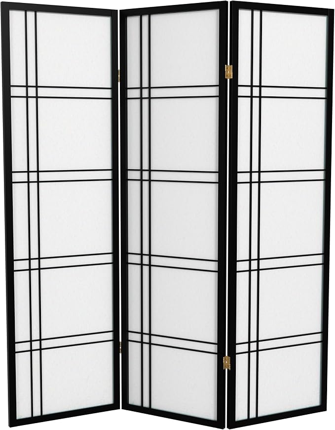 Red Lantern 5 ft. Tall Double Cross Shoji Screen by RedLantern