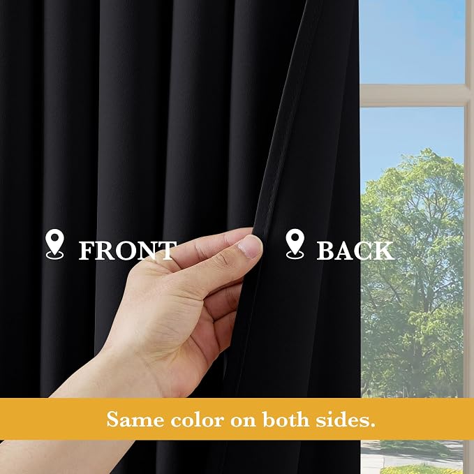 RYB HOME Blackout Thermal Insulated Curtain - Image 5