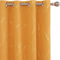Deconovo Curtains for Living Room, Pattern Blackout Curtains 63 Inches Long | by Unknown