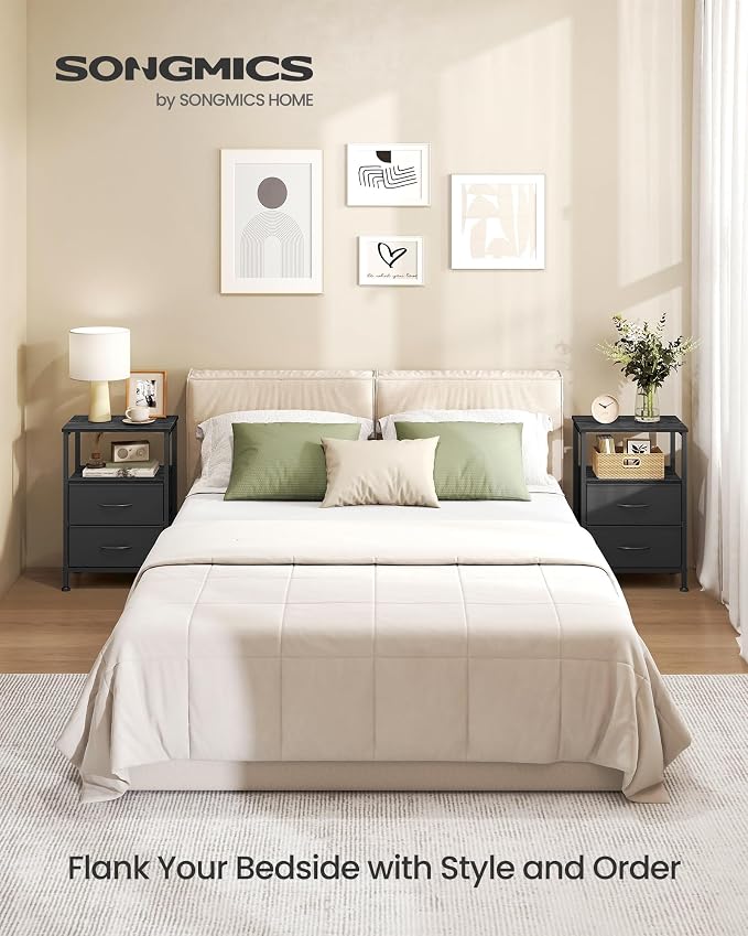 SONGMICS Nightstand, Bed Side Table, End Table - Image 3