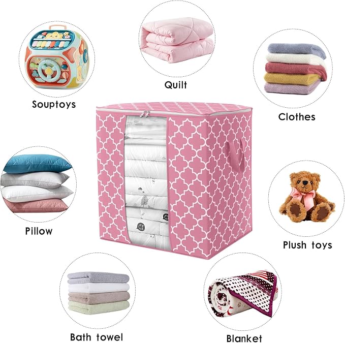 Storage Bags 8 Pack 100L Clothes Organization and Storage Containers | Large - Image 7