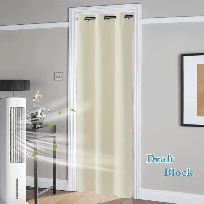 RYB HOME Blackout Curtains for Bedroom Closet Living Room Nursery Dining | - Image 2
