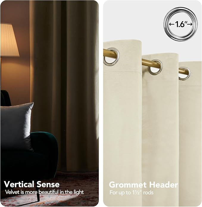 Deconovo 100% Blackout Curtains - Image 5