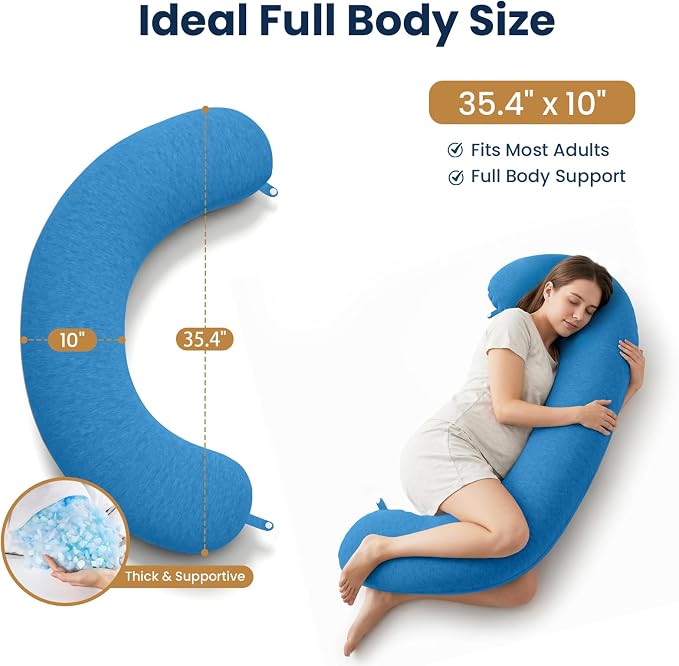 TranquilRelax C Shaped Body Pillow - Image 2
