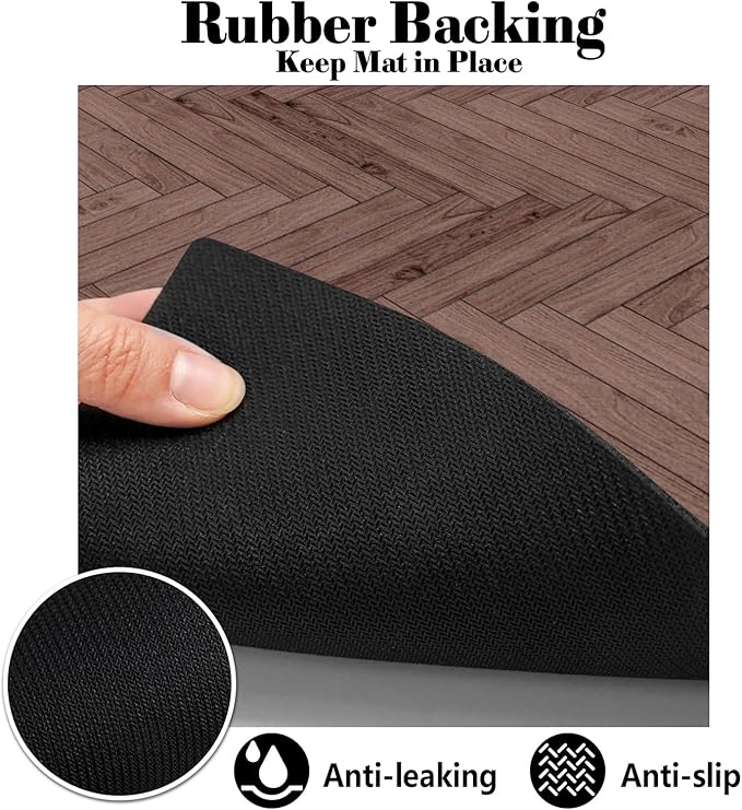 Dog Food Mats for Floors Absorbent, Pet Cat Food Mat - Quick Dry Dog Bowl Mats for Food and Water