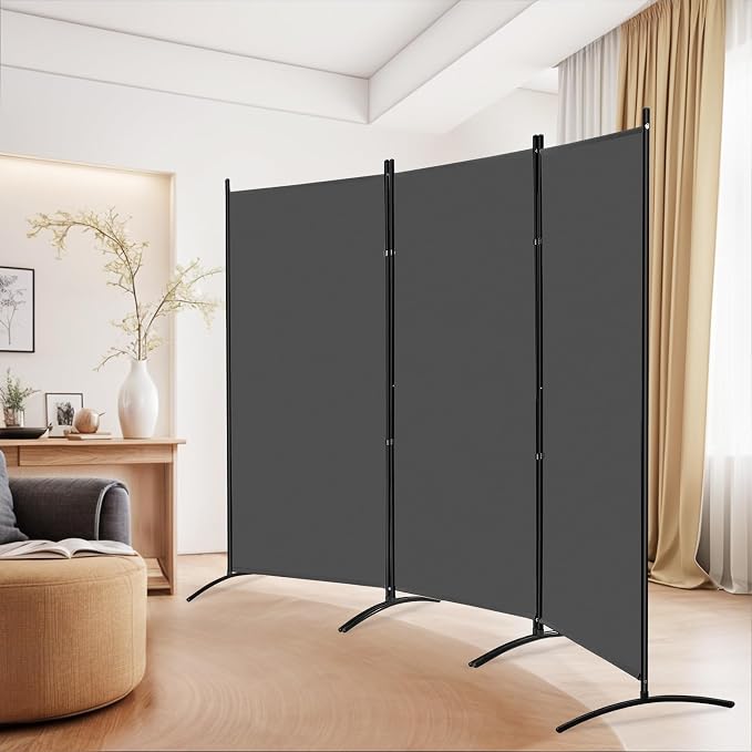 ZENY Room Divider, 3 Panel Folding Privacy Screens, Freestanding Room Divider by ZENY
