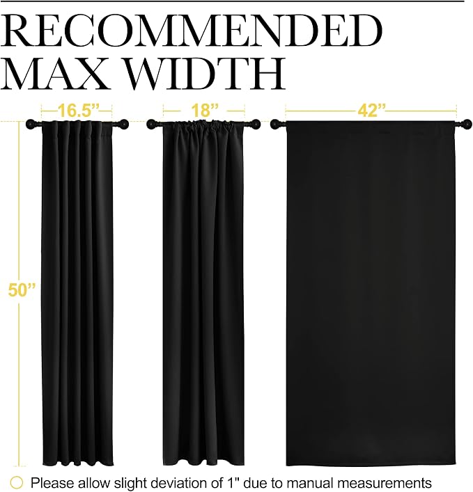 NICETOWN Halloween Blackout Curtains Window Panel Drapes - Image 7