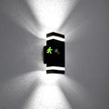 rosykite Motion Sensor Outdoor Wall Lights, Dusk to Dawn Exterior Light Fixtures with 3 Modes, Modern Up Down Wall Sconce, Waterproof Aluminum Porch Light for Garage, Patio, Front Door – Matte Black