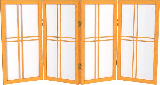 2 ft. Short Desktop Double Cross Shoji Screen by RedLantern