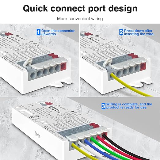 GLEDOPTO WiFi Bluetooth 5 in 1 LED Strip Controller DC12-24V 20A Current RGBCCT RGBW RGB CCT WWCW Dimmer Five Modes in One Work with Tuya Smart Life App Control for PWM Dimming Strip Light Easy Wiring