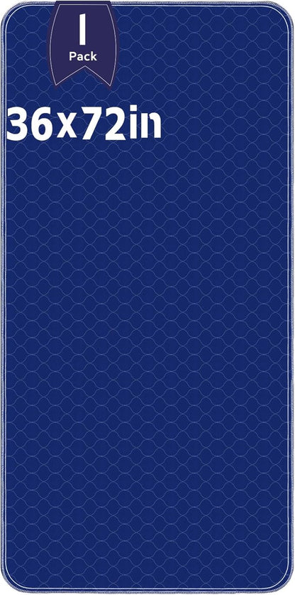 Alsunny® Hide Stains Bed Pads Washable 36x72 Inch,Heavy Absorbent Bed Pads Washable Waterproof,Incontinence Pads for Bed Protector Pads,Waterproof Sheet and Mattress for Incontinent,for Adult,Kid,Pet
