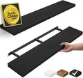 BAYKA Black Floating Shelves 47.2in, Wall Mounted by Bayka