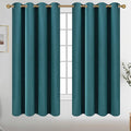 Diraysid Sea Teal Grommet Blackout Curtains by Diraysid%2C+refresh+your+life