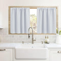 RYB HOME Cafe Curtains 24 inch Length, Mini RV Curtains by RYBHOME