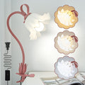 Desk Lamp Flower Clip on Light, 3 Color Modes Book Light Flexible Gooseneck LED by DSYHYL