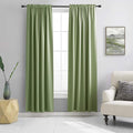 Sage Green Blackout Draperies Curtains by DONREN