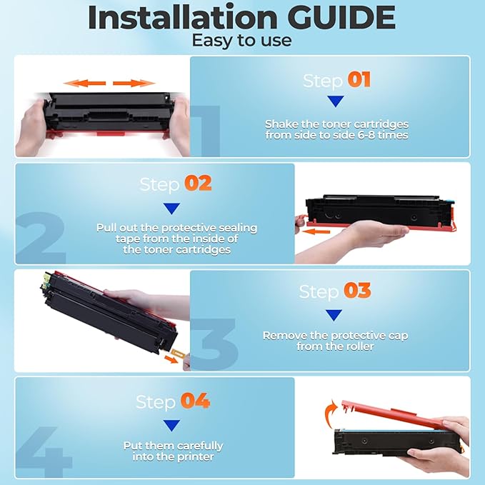 218X Toner Cartridges 3301sdw 3301fdw 3201dw for HP 218X 218A toner Cartridge 4 pack, 3301sdw 3301fdw 3201dw Toner Cartridge, HP218X 218 Toner for Color LaserJet Pro MFP 3301sdw 3301fdw 3201dw 3301cdw