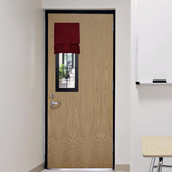RYB HOME Classroom Door Window Cover, Room Darkening Block Views, Office Door by RYBHOME