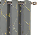 Deconovo Curtains for Living Room, Pattern Blackout Curtains 63 Inches Long | by Unknown