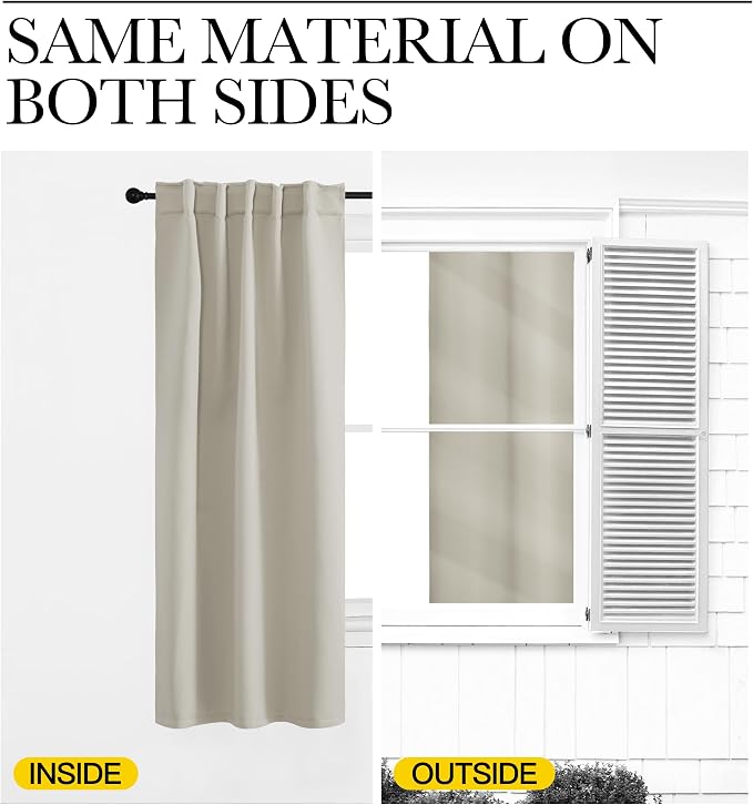 NICETOWN Vertical Blinds Window Curtain Panels - Image 6