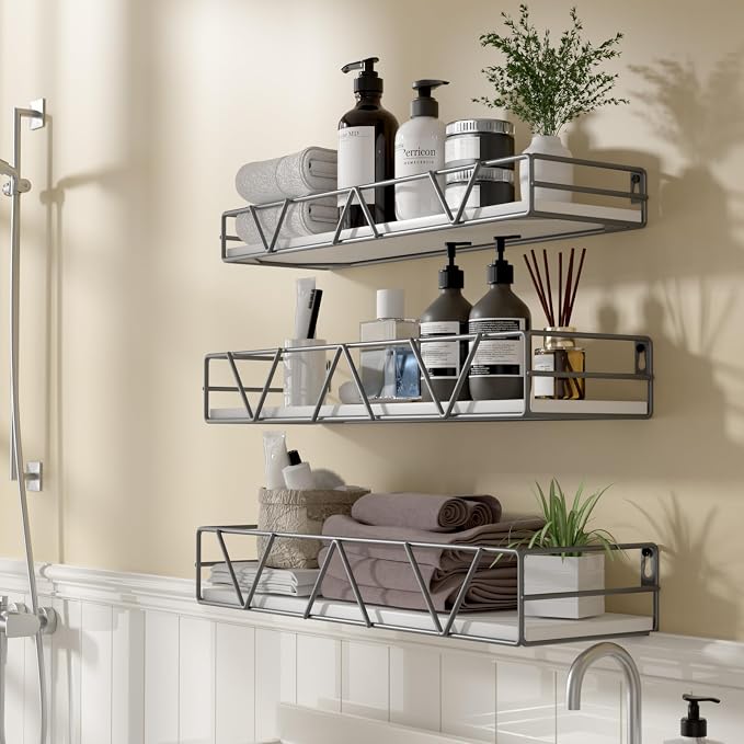 Floating Shelves Set of 3, Wood Wall Shelf, Farmhouse Shelf - Image 5