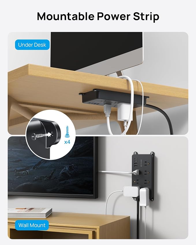 TROND Power Strip Surge Protector - Image 6
