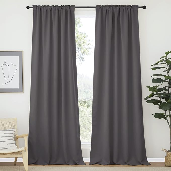 NICETOWN Blackout Curtains Shades Window Drapes - Image 2