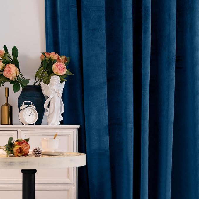 BGment Blackout Velvet Curtains 72 Inches Long - Image 6