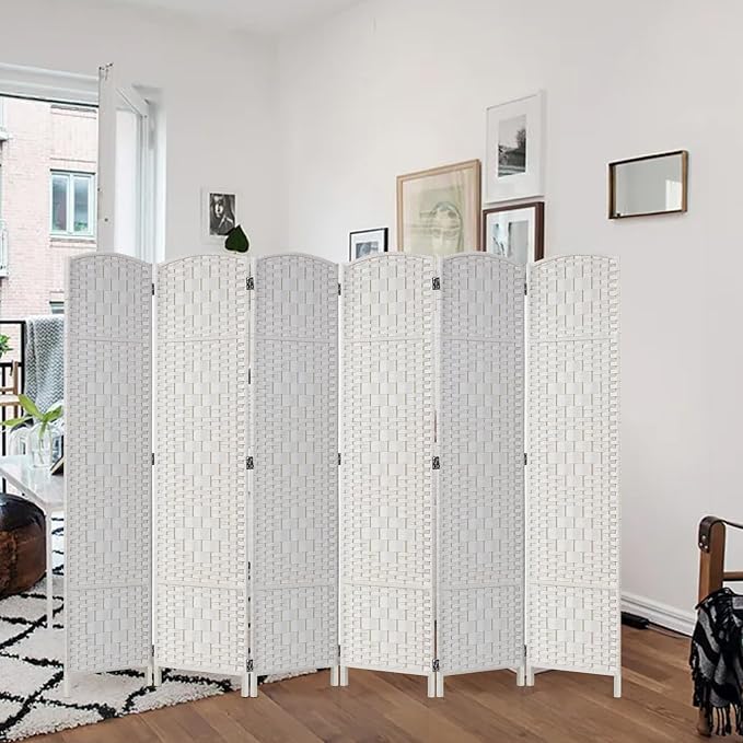 RHF Room Divider Panel, Partition Room Dividers, 6Panel Privacy Screen - Image 2