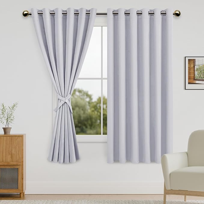 DWCN Room Darkening Curtains for Bedroom, 70 x 63 Inches by DWCN