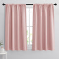 RYB HOME Small Window Curtains 45 inches Length by RYBHOME