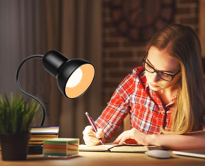 Desk lamp, Clip on Lamp, Clip On Reading Light, Gooseneck Lamp On Cable | - Image 2
