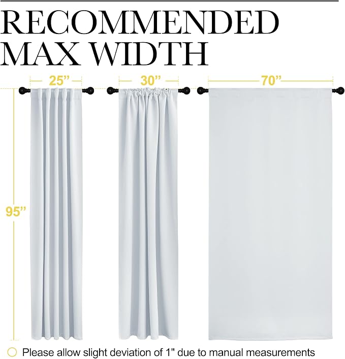 NICETOWN Living Room Darkening Curtain Drapes - Image 7