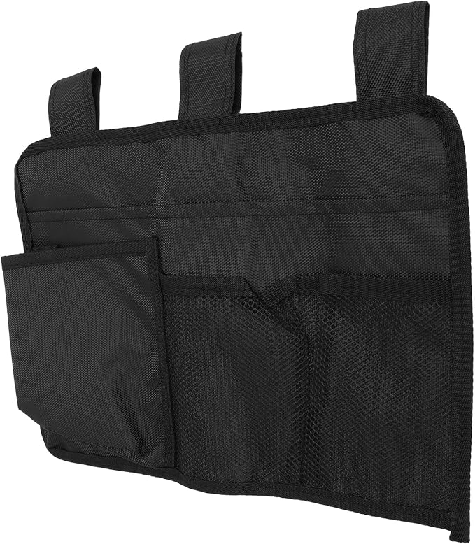 Buachois Hanging Bedside Caddy, Bedside Storage Organizer - Image 8